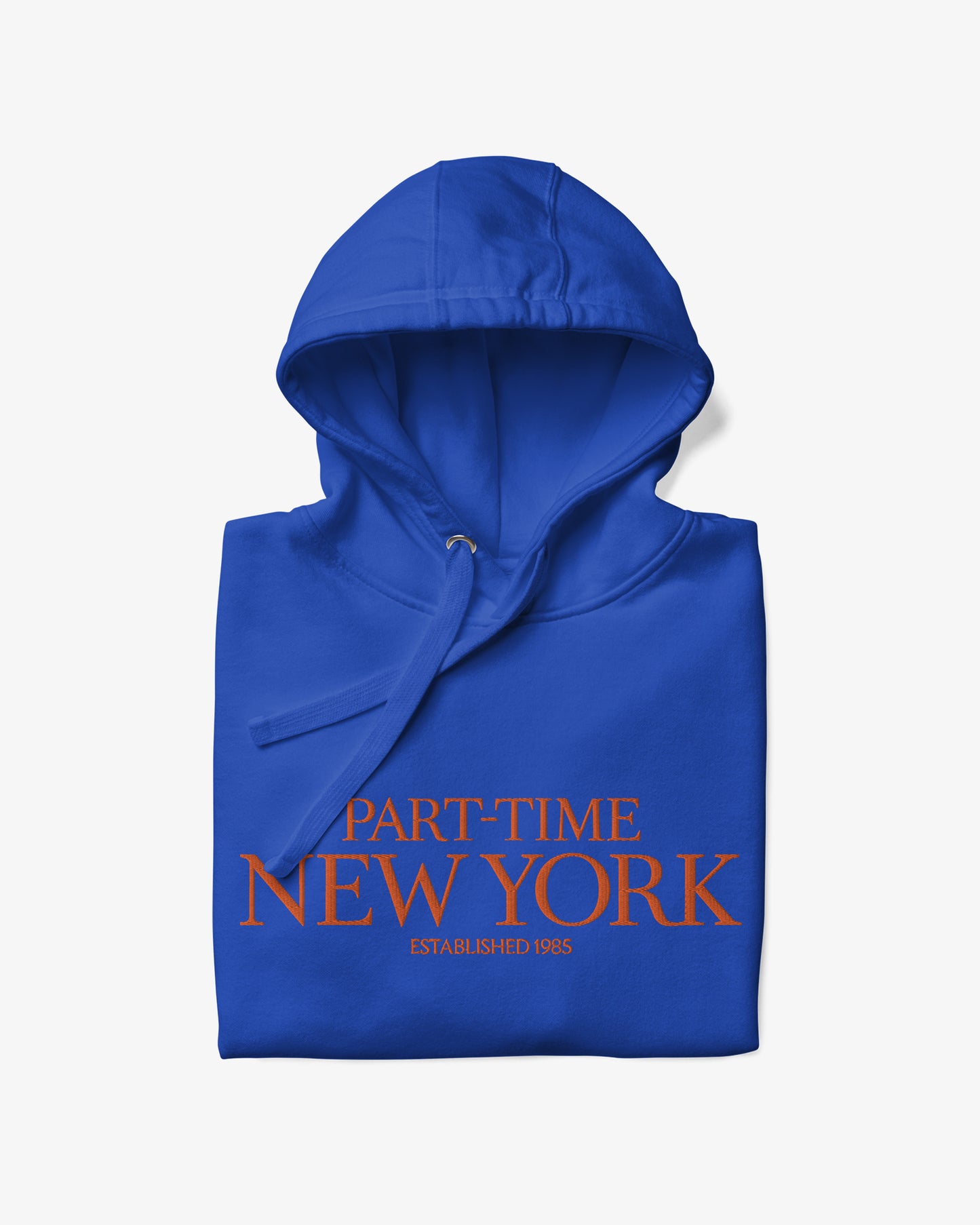 PART-TIME NEW YORK Hoodie - Blue/Orange