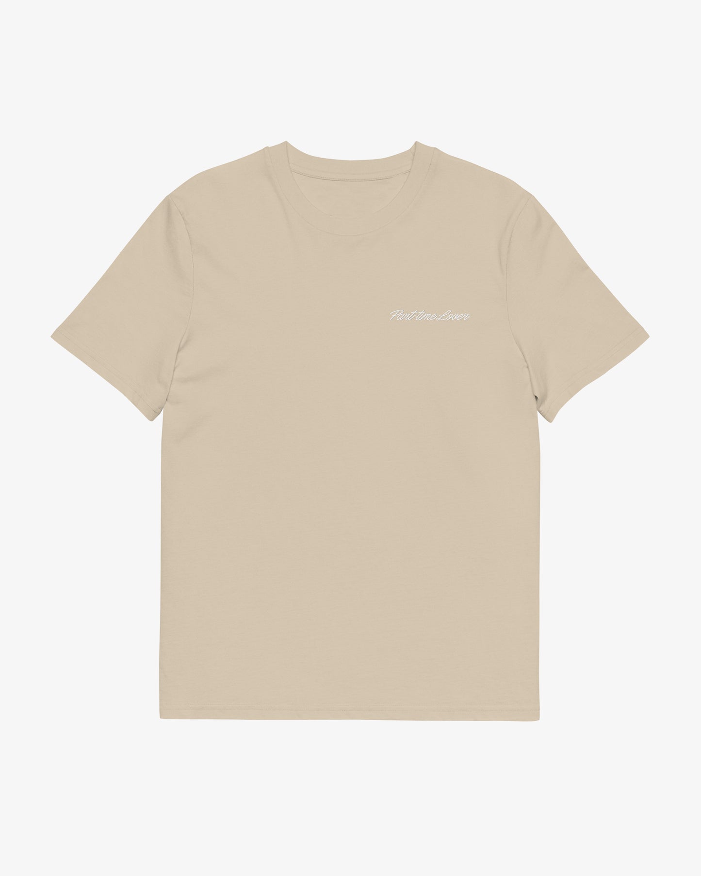 Lover Script T-shirt - Dust/White