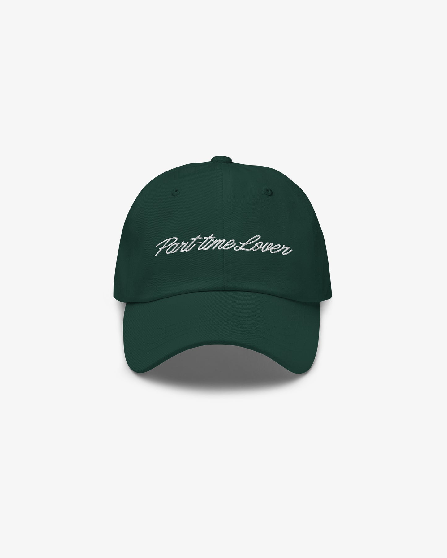 Lover Script Dad Hat - Green/White