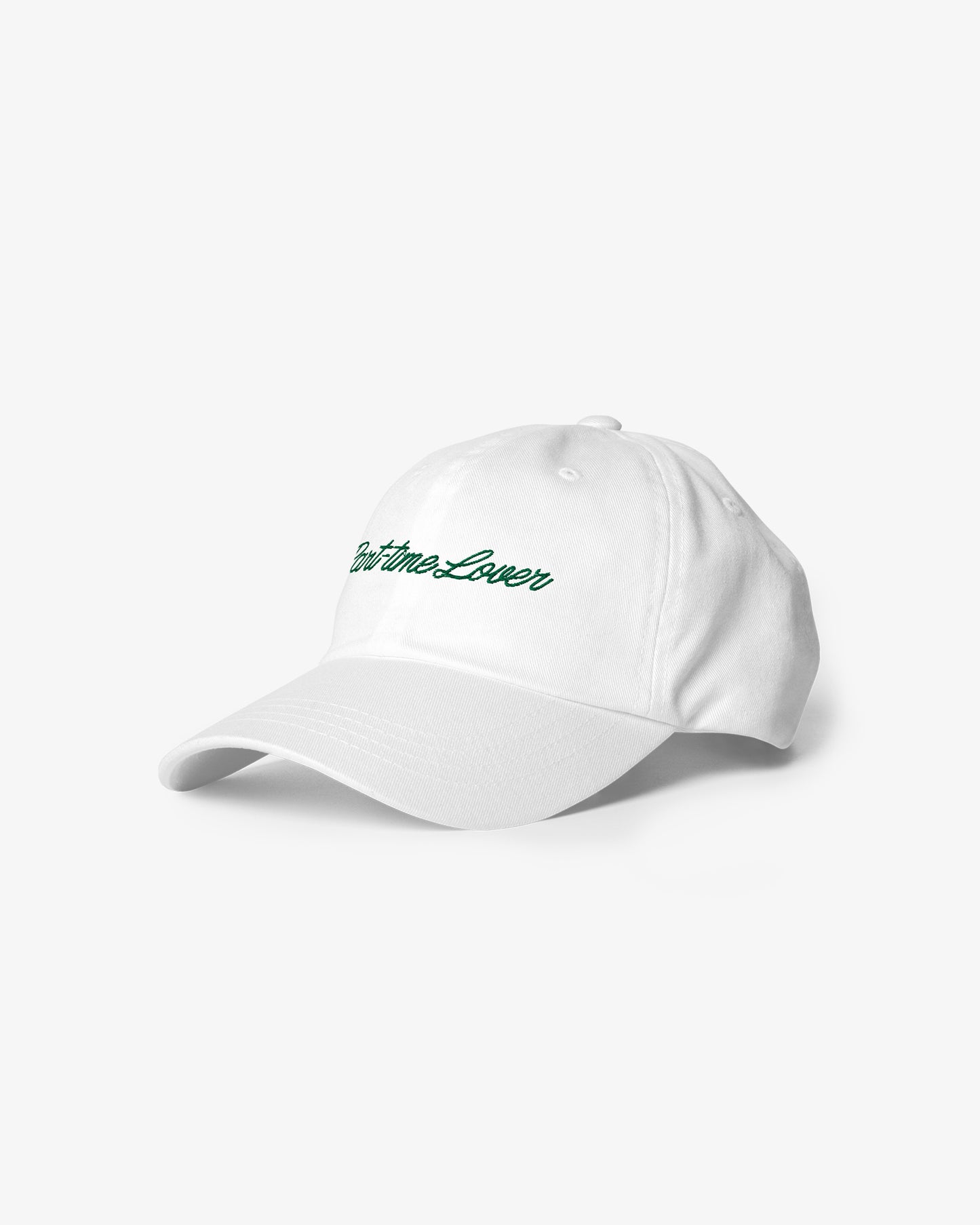 Lover Script Dad Hat - White/Green