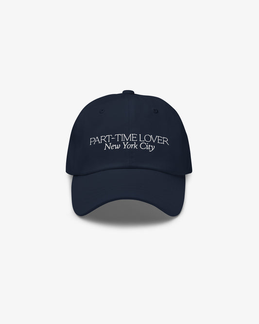 Part-Time Lover New York Dad Cap - Navy/White
