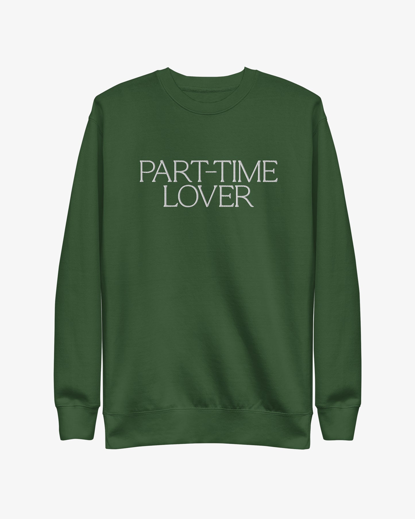 PART-TIME LOVER Sweatshirt - Green/White