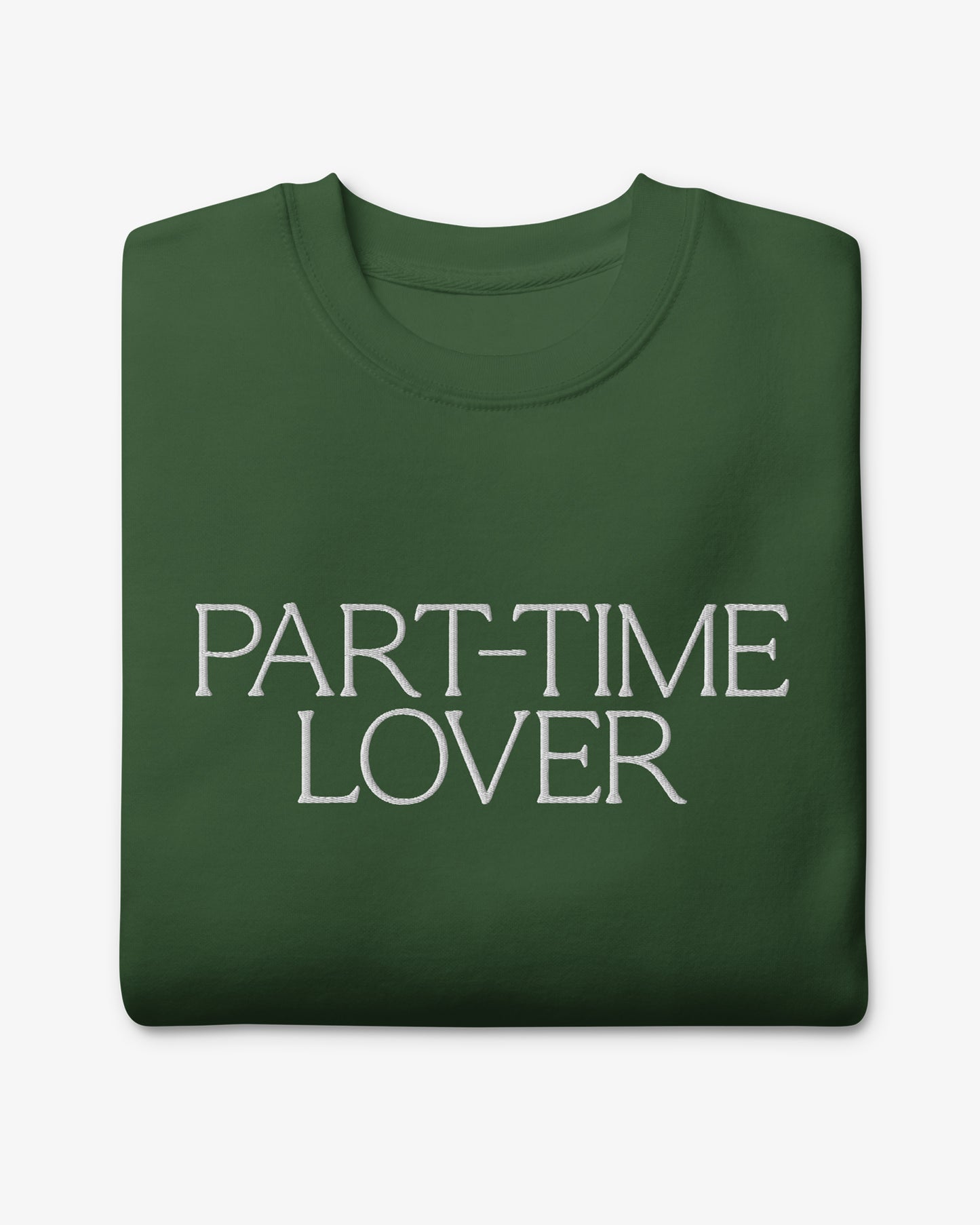 PART-TIME LOVER Sweatshirt - Green/White