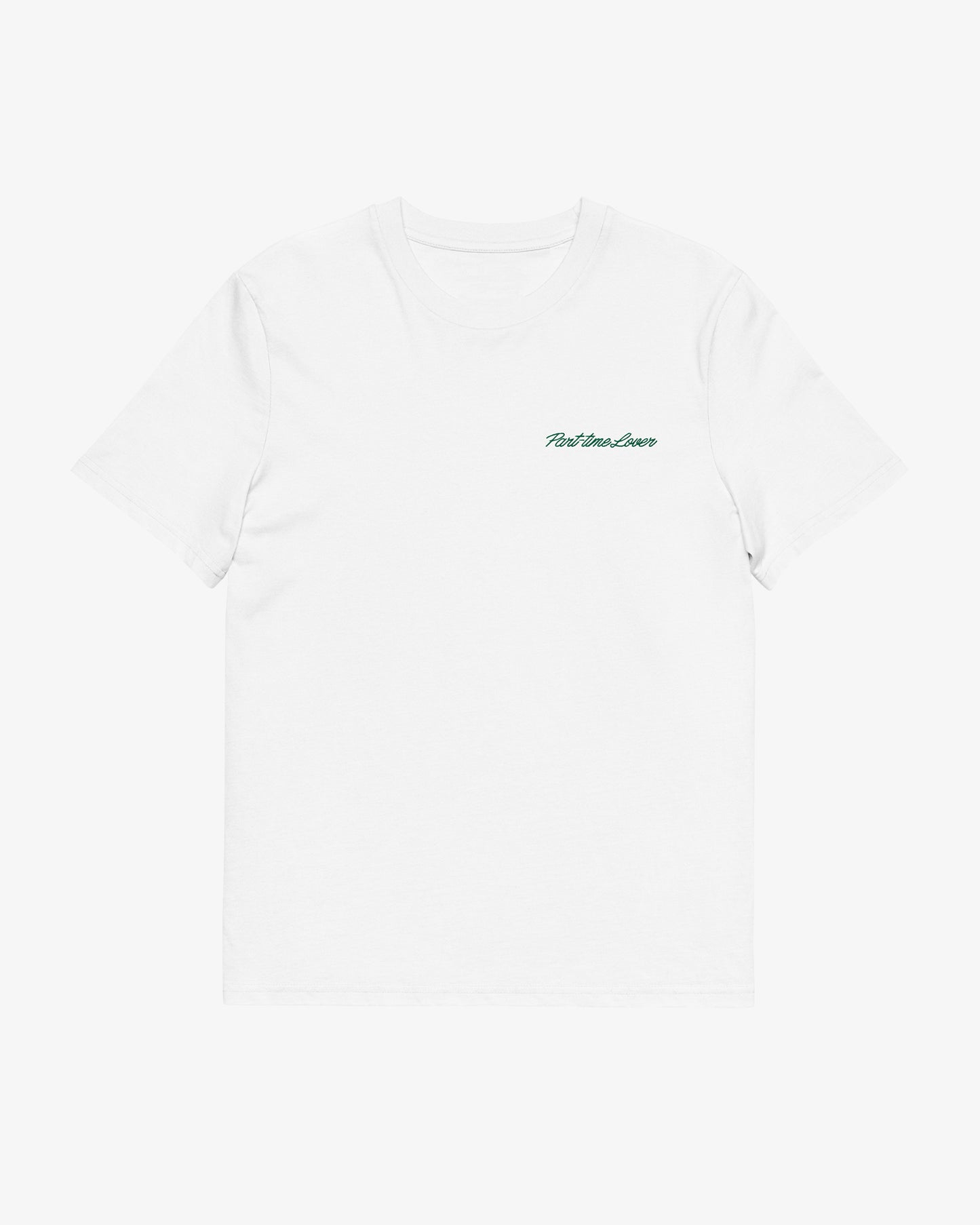 Lover Script T-shirt - White/Green