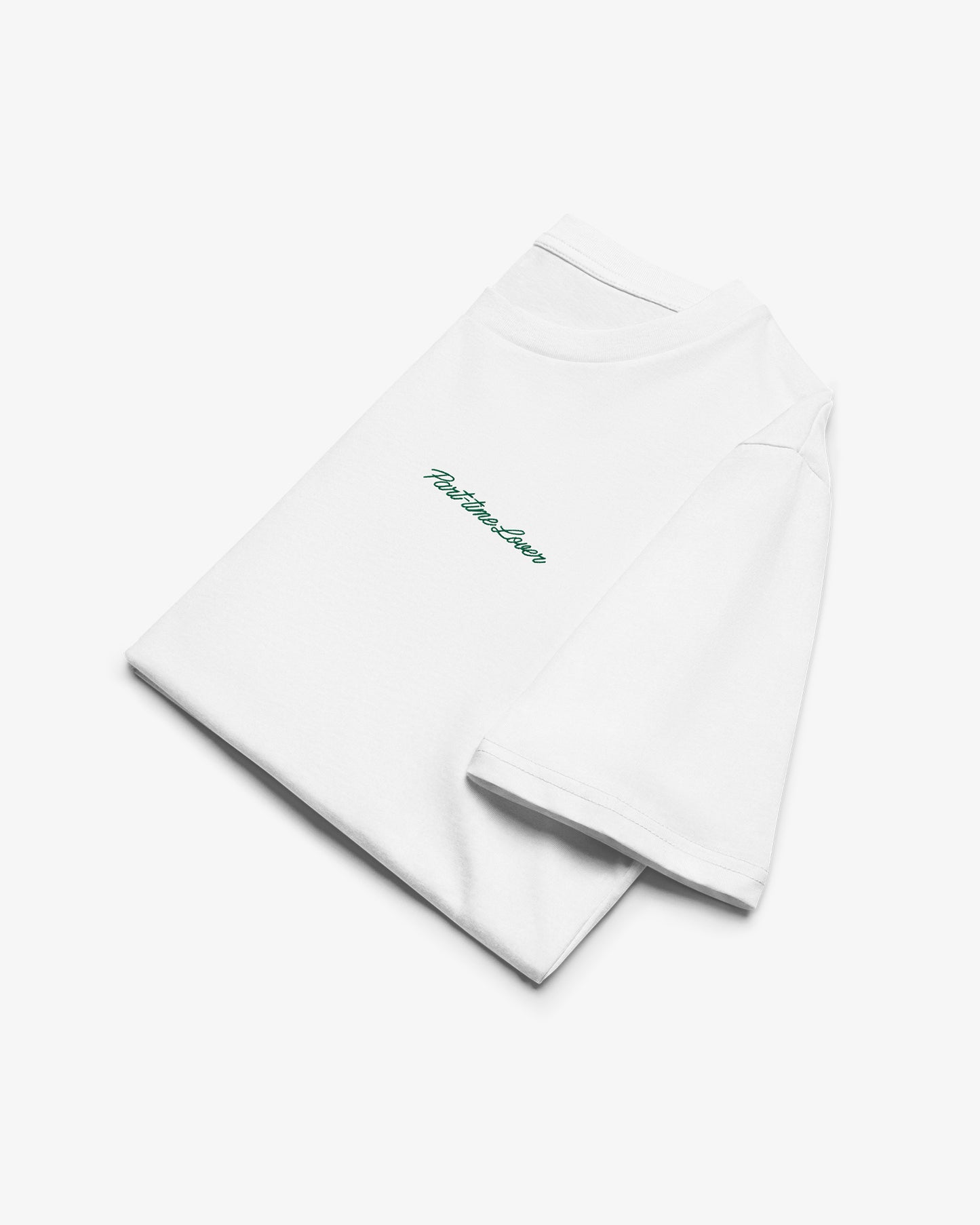 Lover Script T-shirt - White/Green